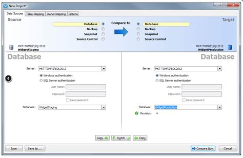 Mysql How To Compare Data Using Redgate Data Compare Tool Stack