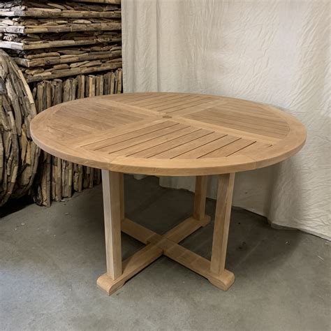 Teak Meubels Landelijke Meubels Tuinmeubels Ronde Tuintafel Met