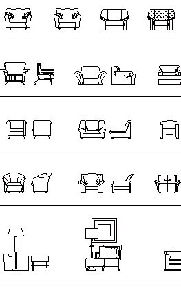 Sofa Side Elevation Cad Block - Home Mybios