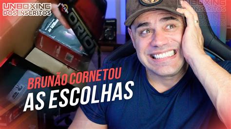 Levou uma CORNETADA forte do Brunão Unboxing dos Inscritos YouTube