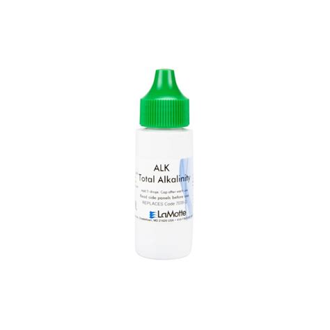 Lamotte Total Alkalinity Test Reagent Color Q