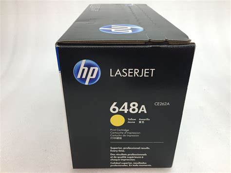 Genuine Oem Hp Ce262a 648a Yellow Toner Cartridge Laserjet Cp4025