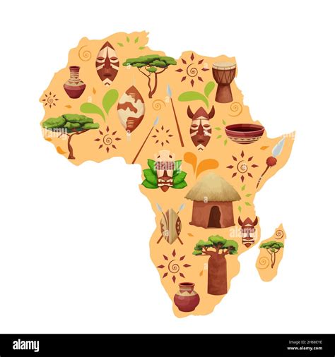 Landmarks In Africa Map