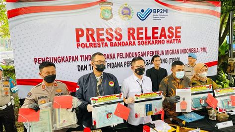 Mantan TKI Ditangkap Tim Resmob Polres Bandara Soetta Usai Berangkatkan