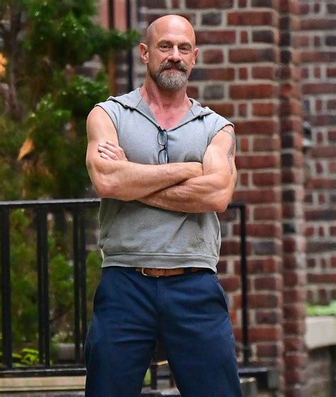 Christopher Meloni Likes To Work Out Naked At His Home Gym
