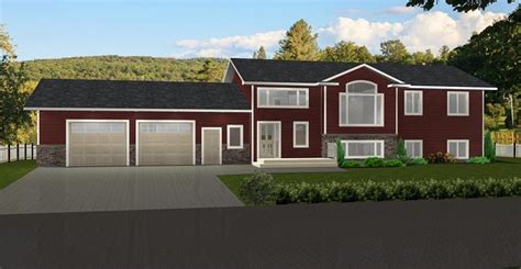 raised ranch house plans with attached garage - Aurea Mcgill