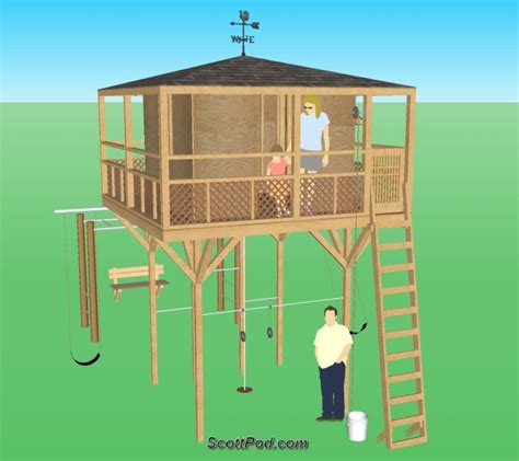 Woodwork Plans Building A Playhouse On Stilts Pdf Plans