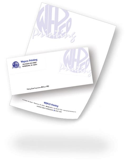 Letterhead and Envelopes - Wepco Printing