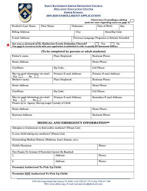 Fillable Online Check Here If Enrolling A Sibling Fax Email Print