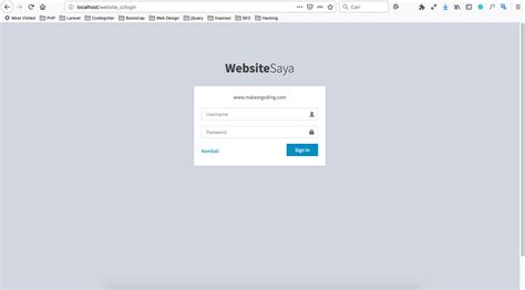 Tutorial Membuat Website Dengan Codeigniter Satu Trik