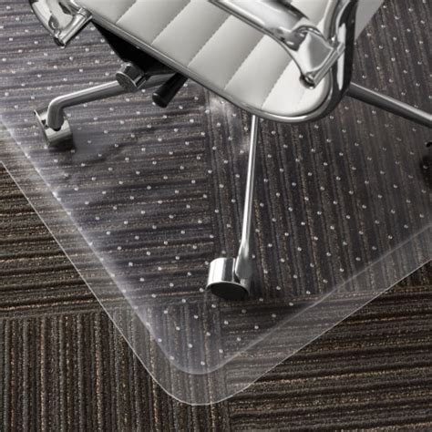 36 x 48 Office Desk Chair Mat with Lip for Low Pile Carpet, Clear, 36 ...