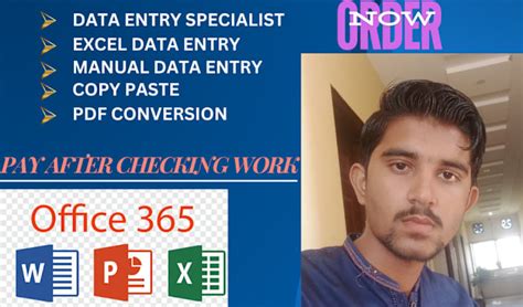 Do Data Entry Typing Work Job Copy Paste Excel Data Entry By