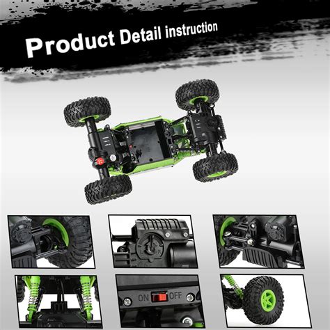 Jjrc Q20 Rock 2 4ghz Crawler Green