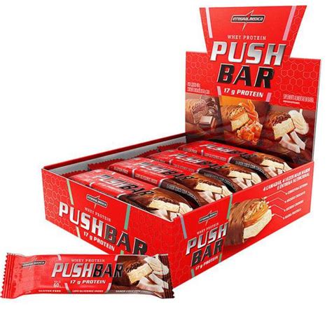 Push Bar Coco E Chocolate Integral Medica Display Unidades Barra De