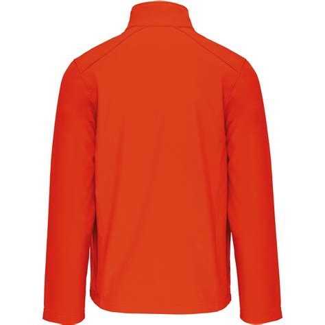 Veste Softshell Fluorescent Orange Imprim Et Personnalis Pour Votre