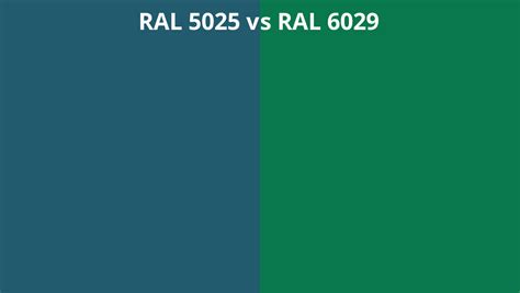 Ral 5025 Vs 6029 Ral Colour Chart Uk