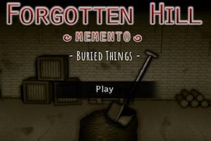 Forgotten Hill: Memento - Buried Things - Papa's Games