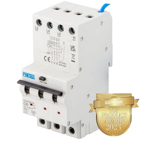 20a 3 Mod 4p Rcbo 10ka C Curve 100ma Type A Proteus Switchgear