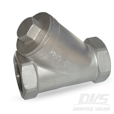 Inch Y Strainer Cf M Class Npt End Dervos