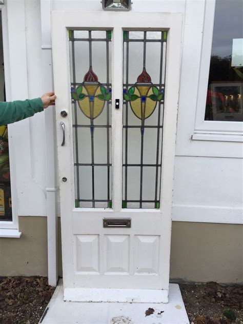 Reclaimed Victorian Stained Glass Front Door Glass Door Ideas