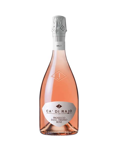 Prosecco Rosè millesimato CA DI RAJO Treviso DOC brut cl 75 Liquido