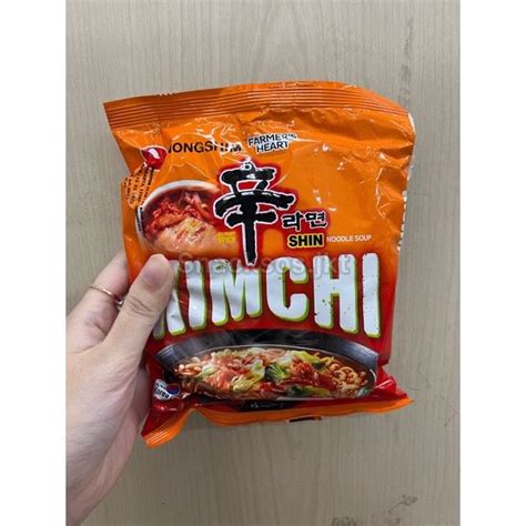 Jual Nongshim Shin Ramyun Ramyeon Spicy Mushroom Kimchi Shrimp