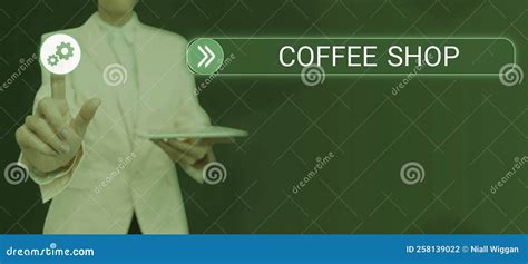 conceptual  coffee shop business concept  restaurant