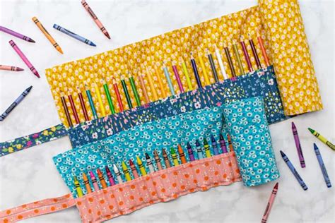 24 Designs Pencil Roll Sewing Pattern KavanKatina