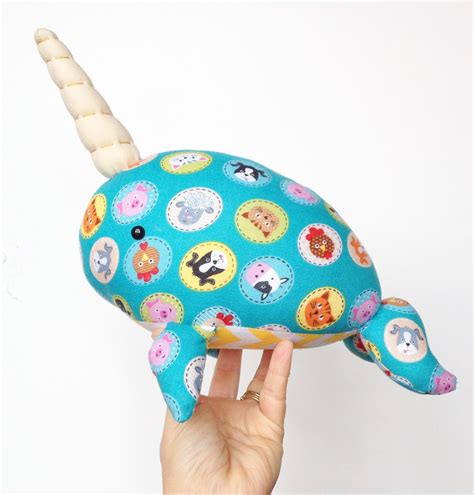 Narwhal Plush Narwhal Toy Stuffed Narwhal Stuffed Animal