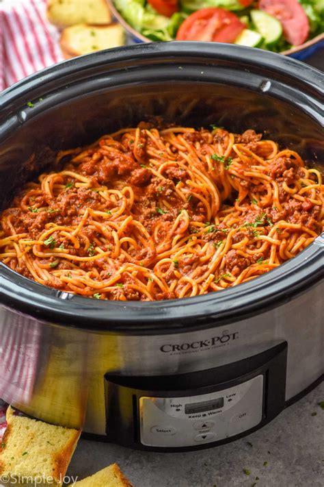 Can You Cook Spaghetti Noodles In Crock Pot at Andrea Cahill blog