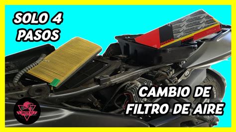 CAMBIAR FILTRO DE AIRE BAJAJ NS 200 YouTube