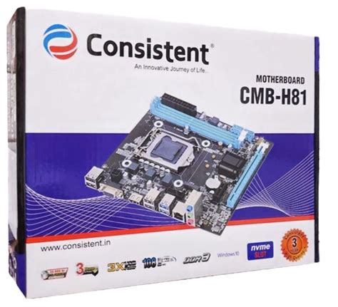 Consistent H81 LGA 1150 Micro ATX Motherboard Intel 4th 5th Gen CPU