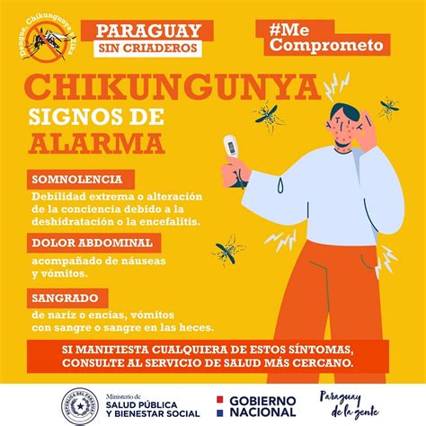 Chikungunya signos de alarma que indican necesidad de atención médica