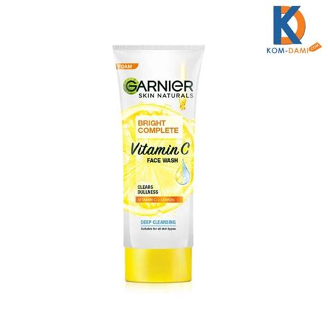 Garnier Bright Complete Vitamin C Face Wash Deep Cleansing 50g Kom