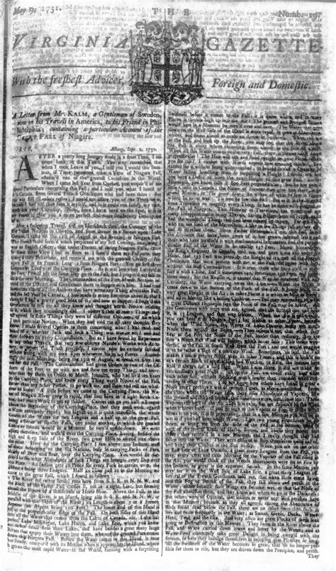 The Gazette Virginia archives hold a surprising look at colonial life 4