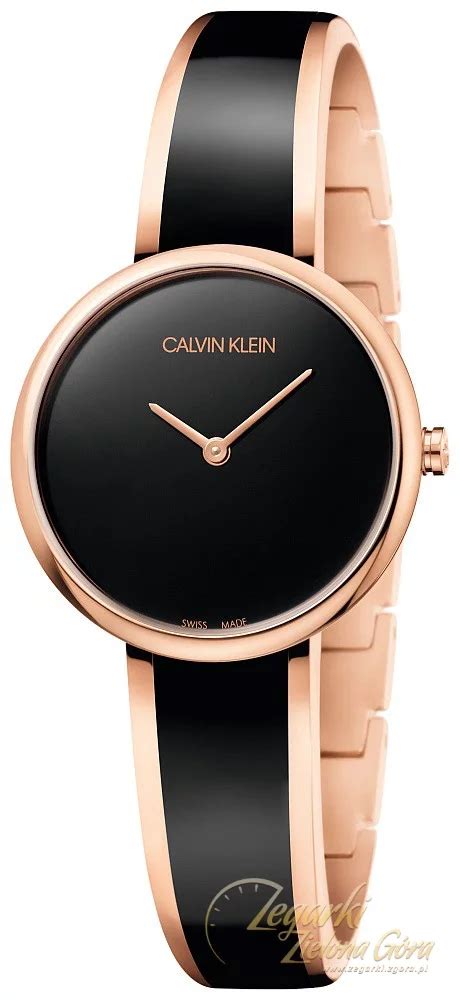 Calvin Klein K E N Lady Seduce Black Rose Gold Pvd Zegarek Damski