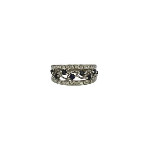 Bague En Or Saphirs Et Diamants