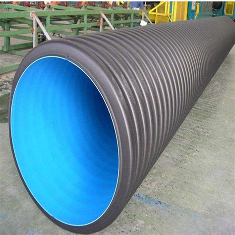 Hdpe Double Wall Corrugated Pe Pipe Dwc Hdpe Culvert Pipe For Drainage