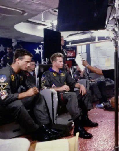 Val Kilmer Thinker On Twitter Val Behind The Scenes Of Top Gun