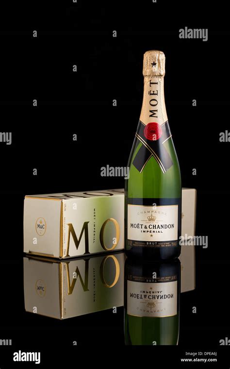 Moet Chandon Imperial Champagner Flasche Etikett Moet Chandon Moet