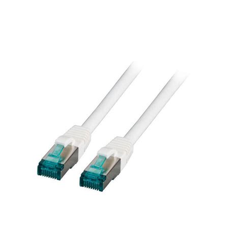 C Ble R Seau Efb Rj45 S Ftp Cat 6a Lszh 5m Blanc Leroy Merlin