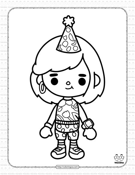 24 Toca Boca Coloring Pages Free Pdf Printables Artofit