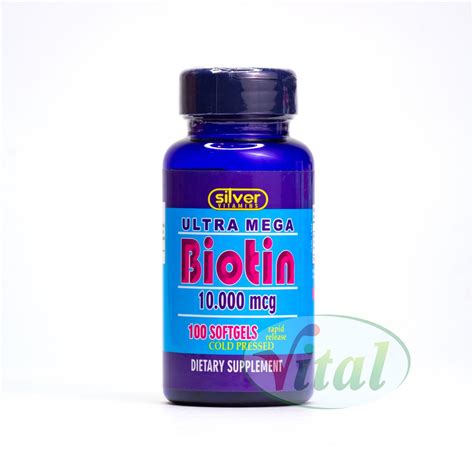 Biotin Mcg Silver Vitamins