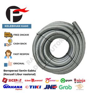 Jual PITHON PVC Flexible Metal Conduit 25mtr Roll PTN 40PVC 1 1 2