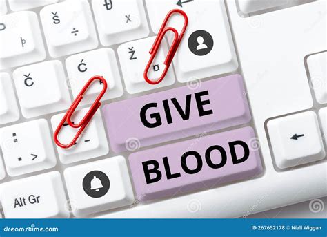 Conceptual Caption Give Blood Business Concept Person Voluntarily Has