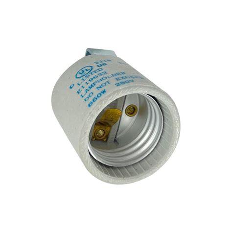 E26 E27 Medium Base Ceramic Lampholder Socket - Porcelain - 660W-250V – BulbAmerica