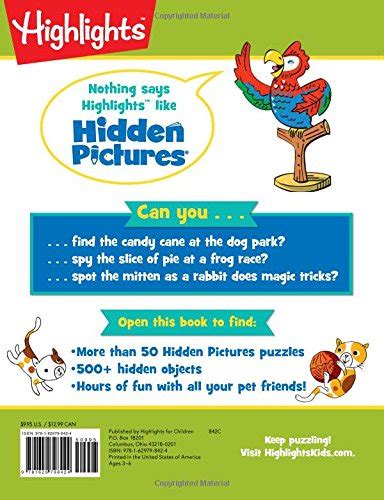 Highlights Hidden Pictures: Pet Sticker Puzzles – Treehouse Toys