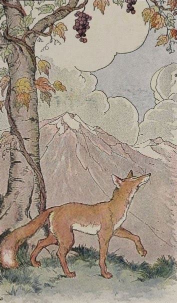 Le Renard Et Les Raisins Fable De Jean De La Fontaine Fables De La