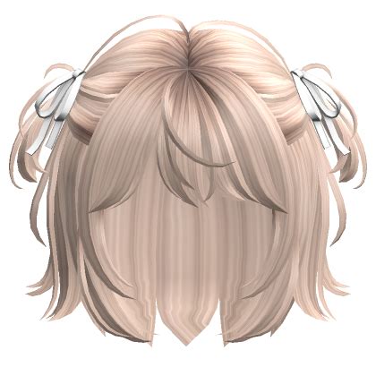 Mini Pigtails With Ribbons Platinum Blonde S Code Price RblxTrade