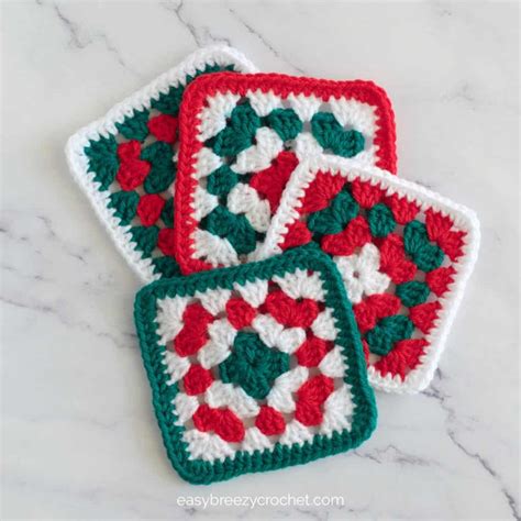 Circle To Square Granny Square Easy Breezy Crochet